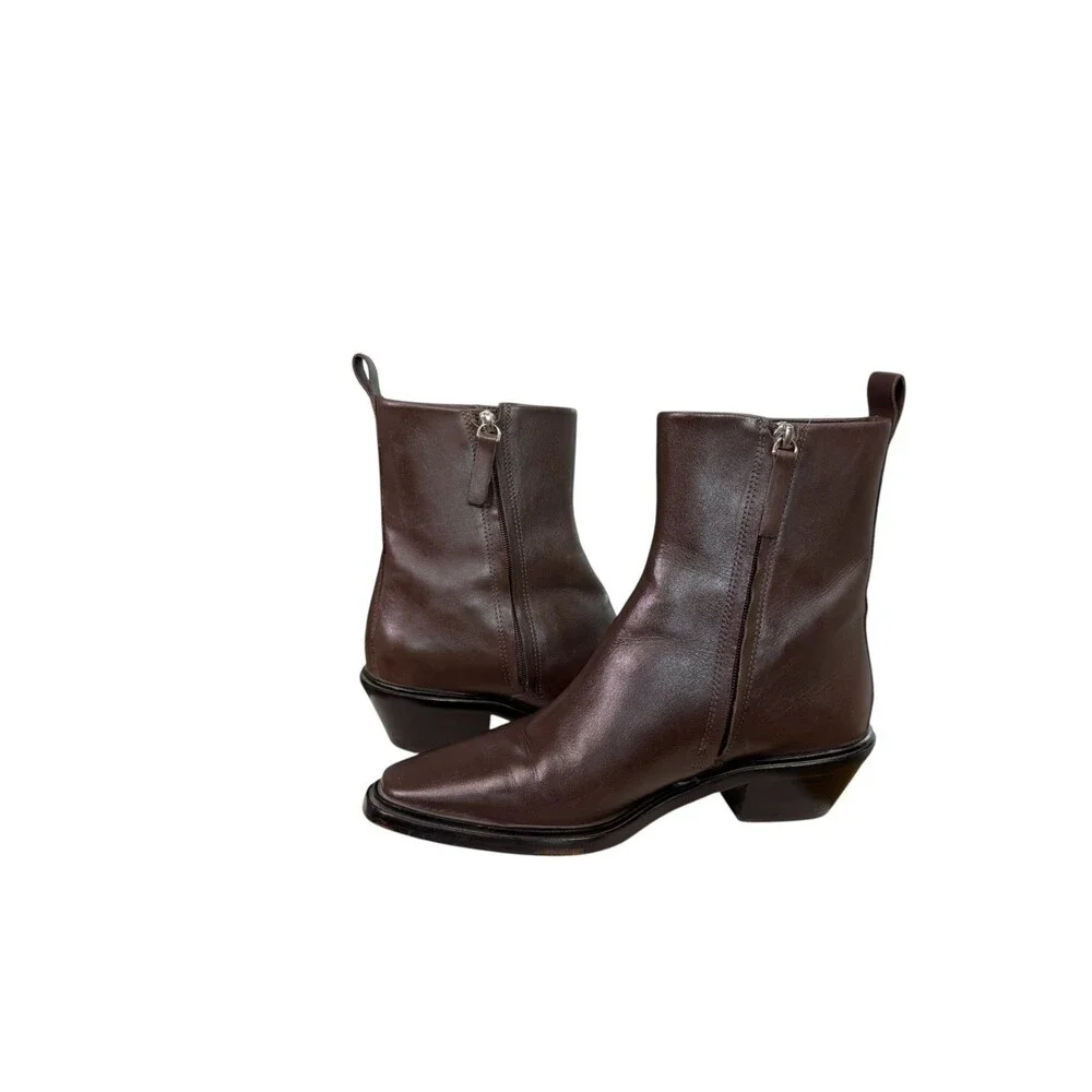 Everlane Havana Ankle Boot in Brown Leather $278 Women's Size 8.5